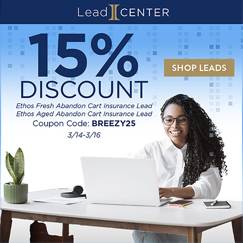 Integrity LeadCENTER Ethos Fresh and Aged Abandon Cart Insurance Leads!