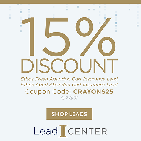 Ethos Fresh and Aged Abandon Cart Insurance Leads Promo!