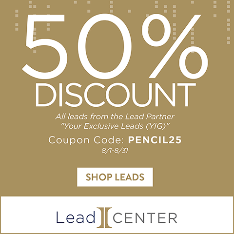 All Leads from the Lead Partner. (YIG) Your Exclusive Leads Promo!