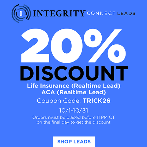 IntegrityCONNECT ACA and Life Insurance (Realtime Leads) Promo!